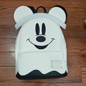 Disney Loungefly Mickey Mouse Ghost Mini Backpack